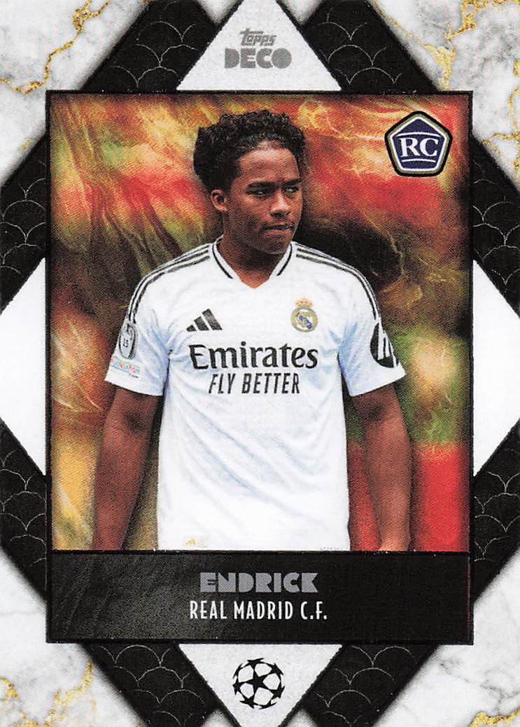 2024-25 Topps Deco UEFA Club Competitions Soccer Prodigy Endrick #NNO