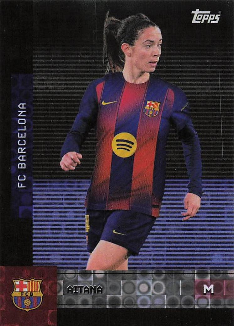 2025-26 Topps FC Barcelona Team Set Soccer Halo Aitana Bonmatí #19