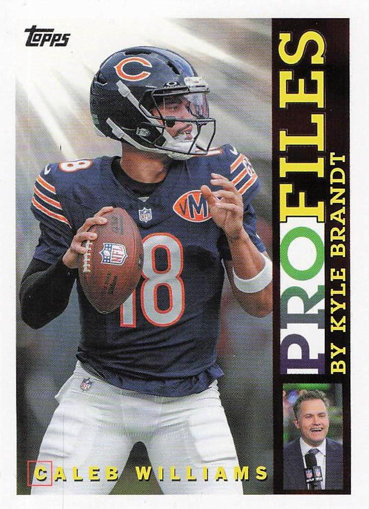 2026 Topps Flagship Football Topps Profiles Caleb Williams #TP-19