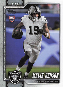 2026 Topps Flagship Football Malik Benson #390 RC