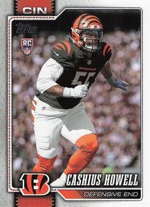 2026 Topps Flagship Football Cashius Howell #357 RC