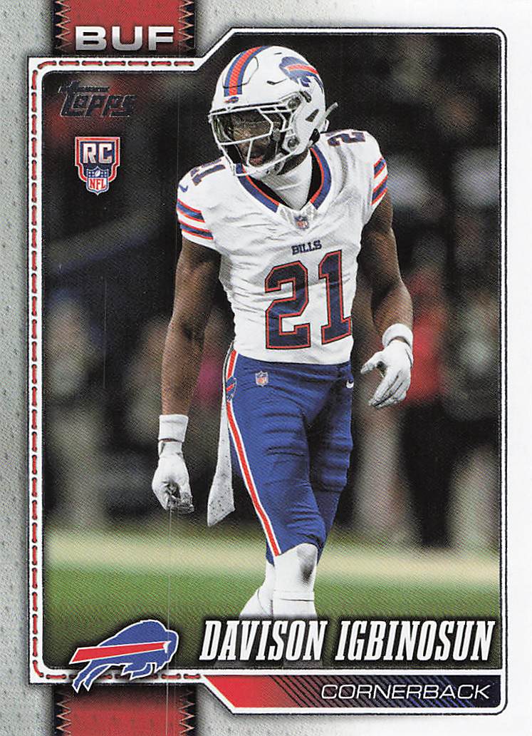 2026 Topps Flagship Football Davison Igbinosun #349 RC
