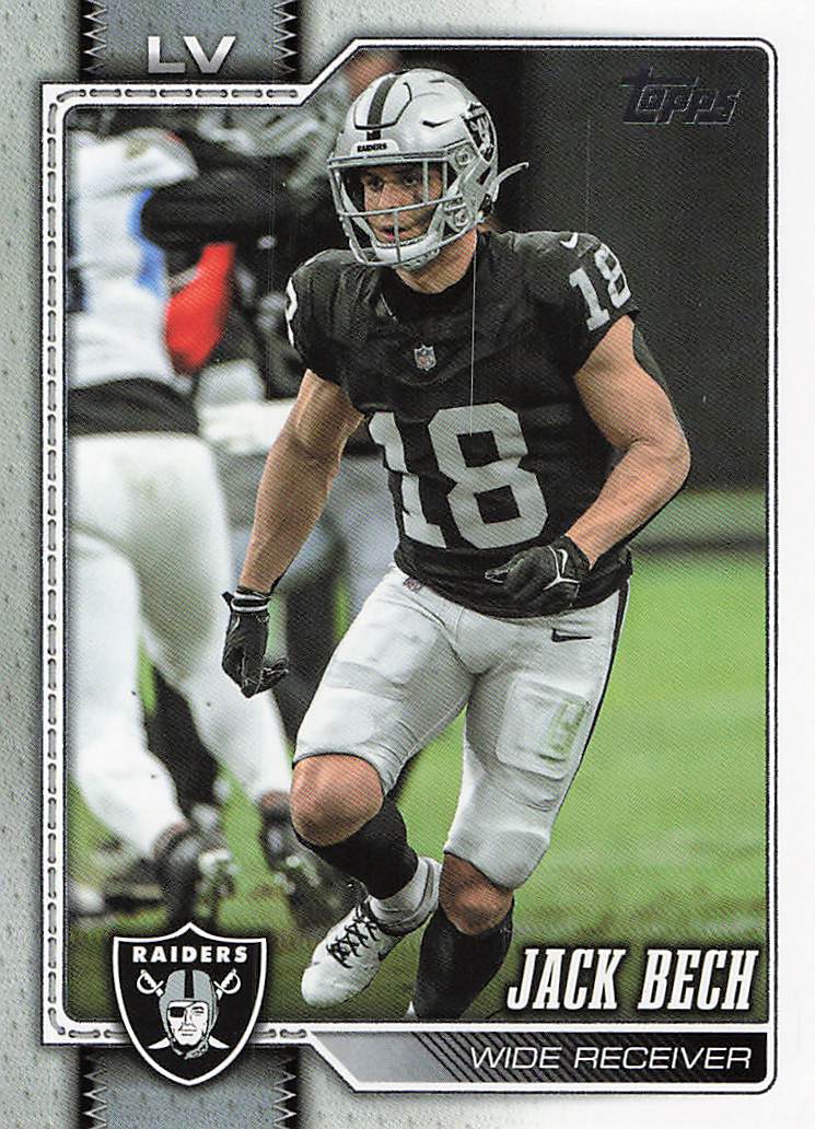 2026 Topps Flagship Football Jack Bech #120