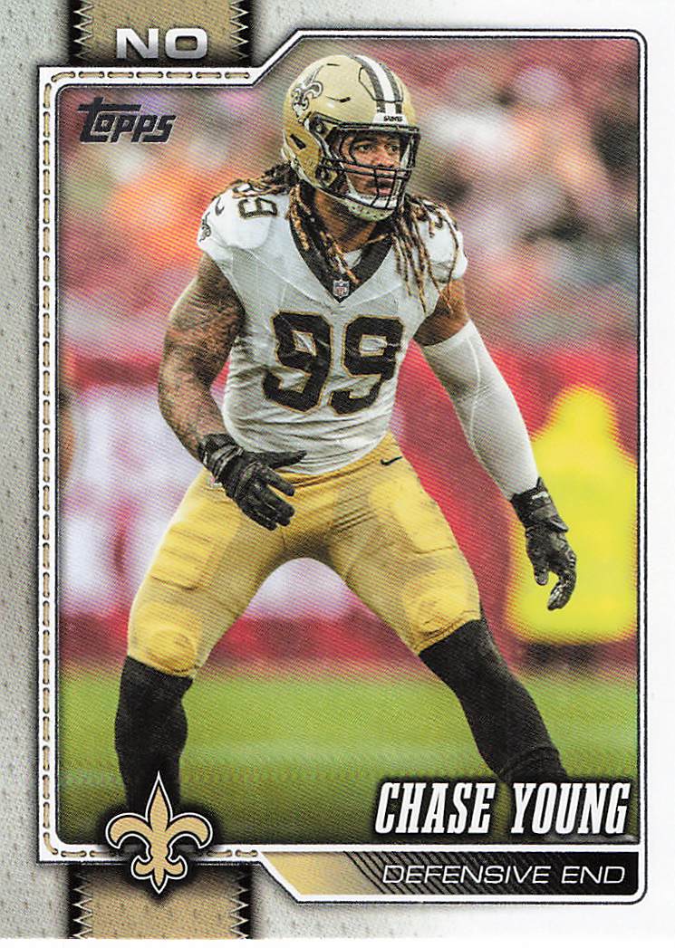 2026 Topps Flagship Football Chase Young #244