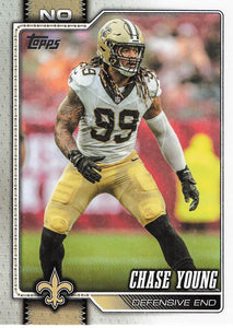 2026 Topps Flagship Football Chase Young #244