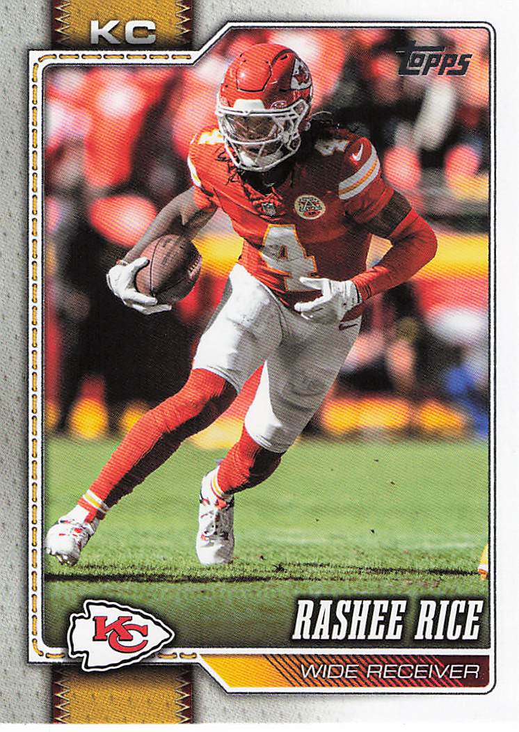2026 Topps Flagship Football Rashee Rice #101