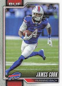 2026 Topps Flagship Football James Cook #25