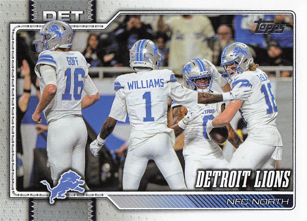 2026 Topps Flagship Football Detroit Lions #273