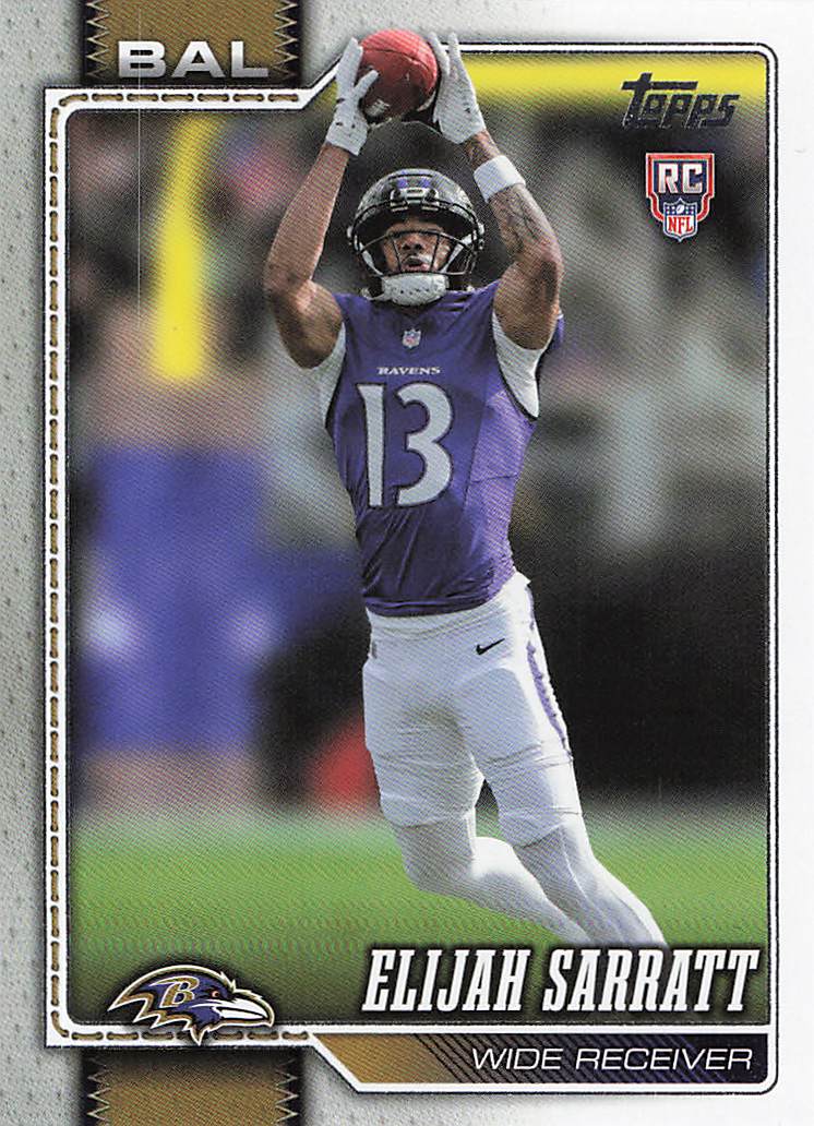 2026 Topps Flagship Football Elijah Sarratt #329 RC