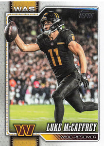 2026 Topps Flagship Football Luke McCaffrey #198