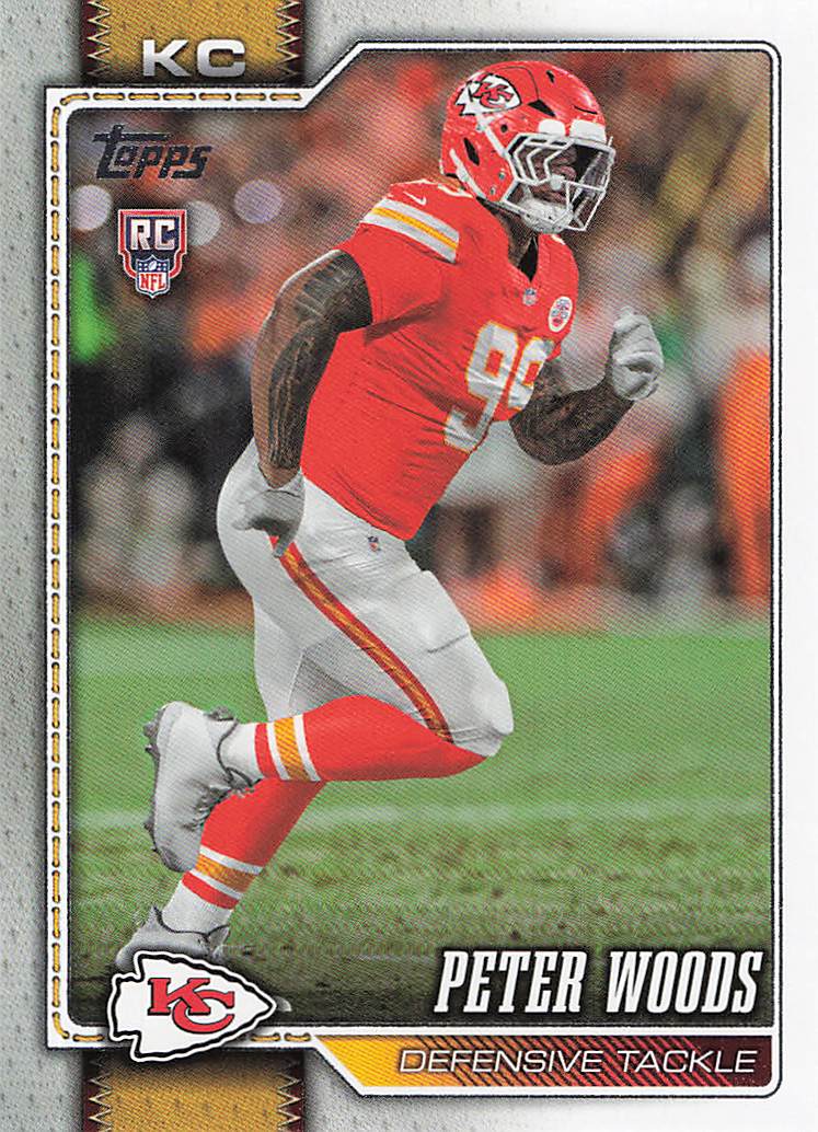 2026 Topps Flagship Football Peter Woods #342 RC