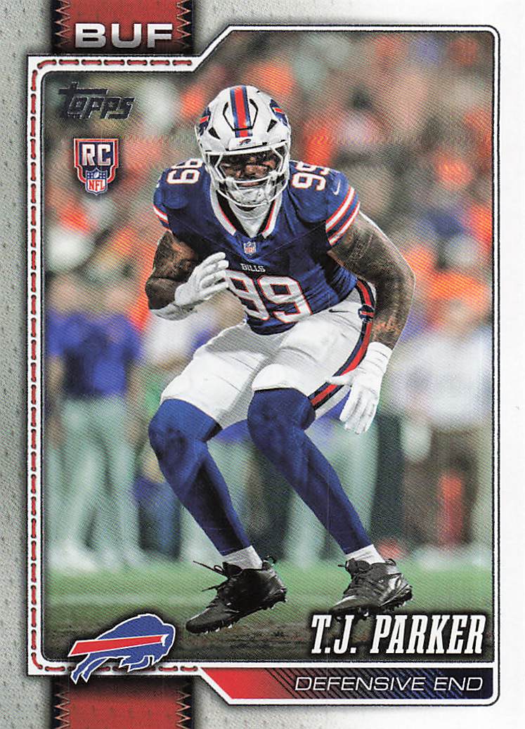 2026 Topps Flagship Football T.J. Parker #376 RC
