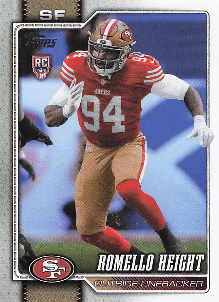 2026 Topps Flagship Football Romello Height #358 RC