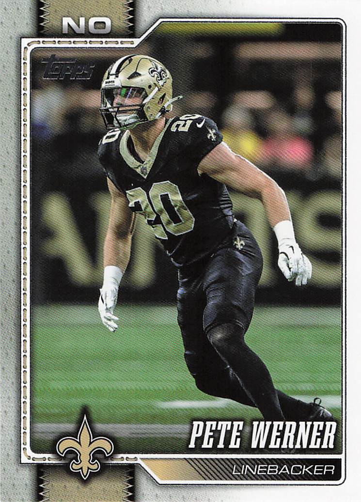 2026 Topps Flagship Football Pete Werner #44