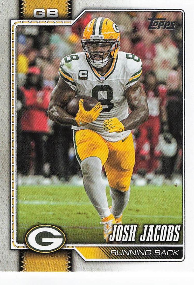 2026 Topps Flagship Football Josh Jacobs #77