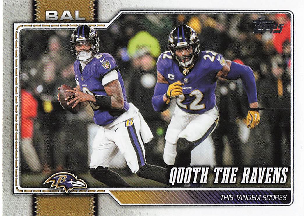 2026 Topps Flagship Football Quoth The Ravens #300