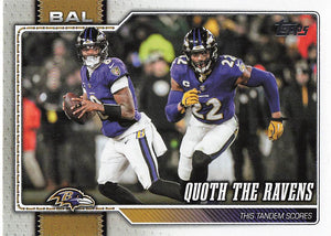 2026 Topps Flagship Football Quoth The Ravens #300