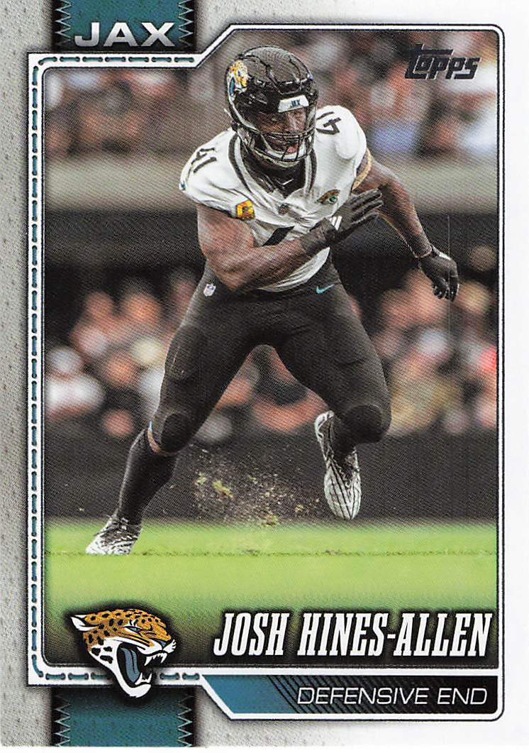 2026 Topps Flagship Football Josh Hines-Allen #95