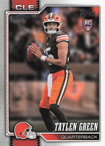 2026 Topps Flagship Football Taylen Green #308 RC