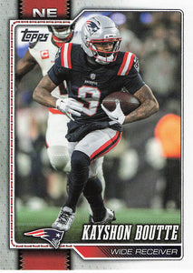 2026 Topps Flagship Football Kayshon Boutte #242
