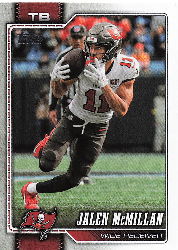 2026 Topps Flagship Football Jalen McMillan #187