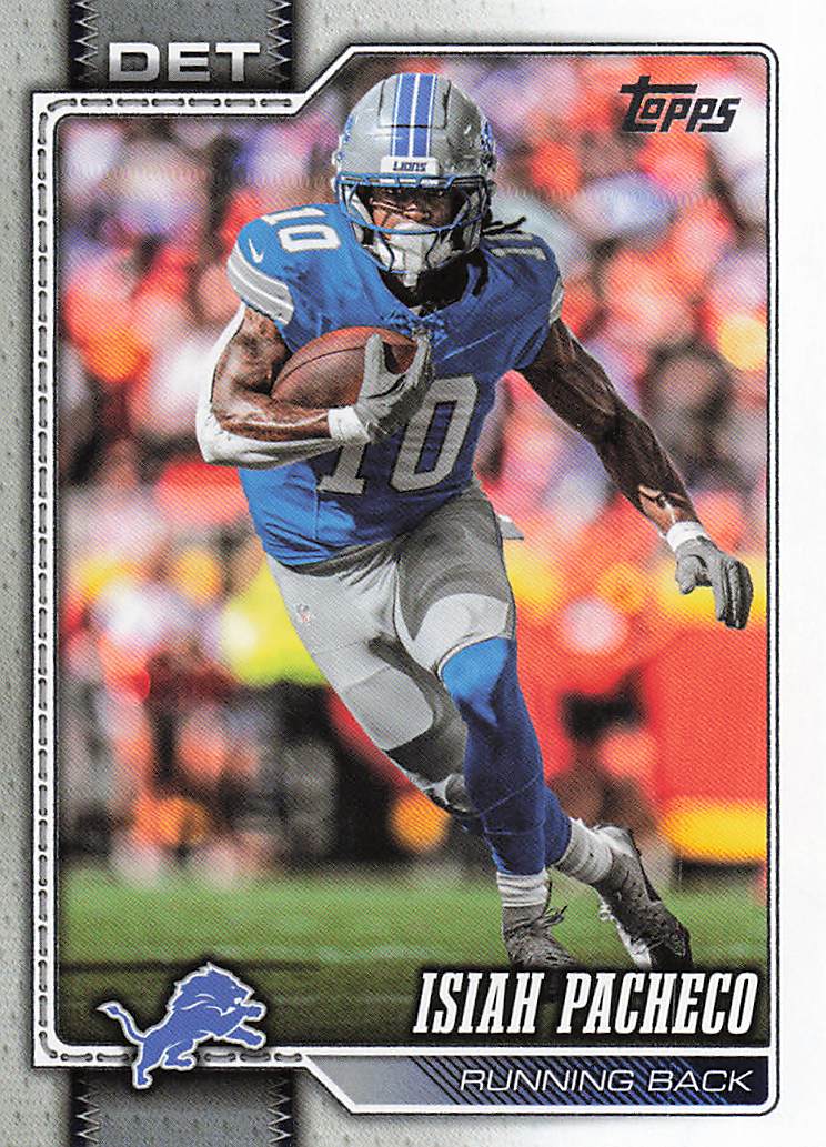 2026 Topps Flagship Football Isiah Pacheco #103