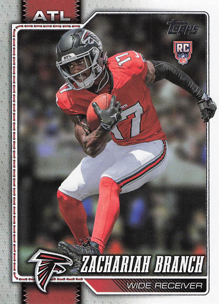 2026 Topps Flagship Football Zachariah Branch #397 RC