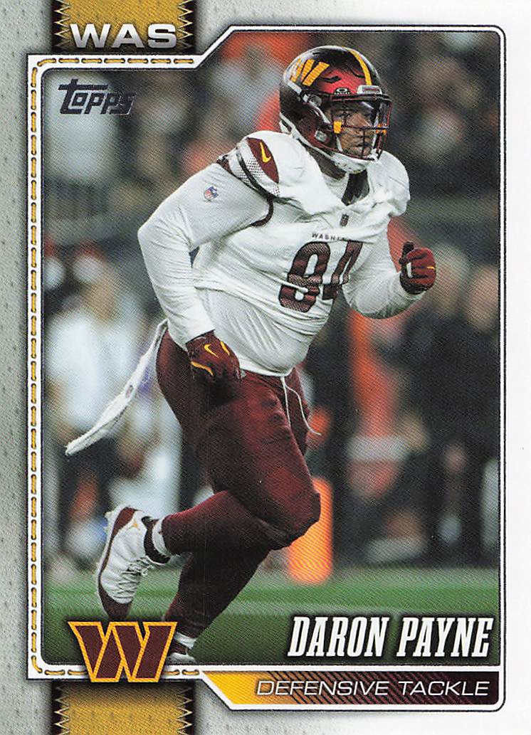 2026 Topps Flagship Football Daron Payne #258