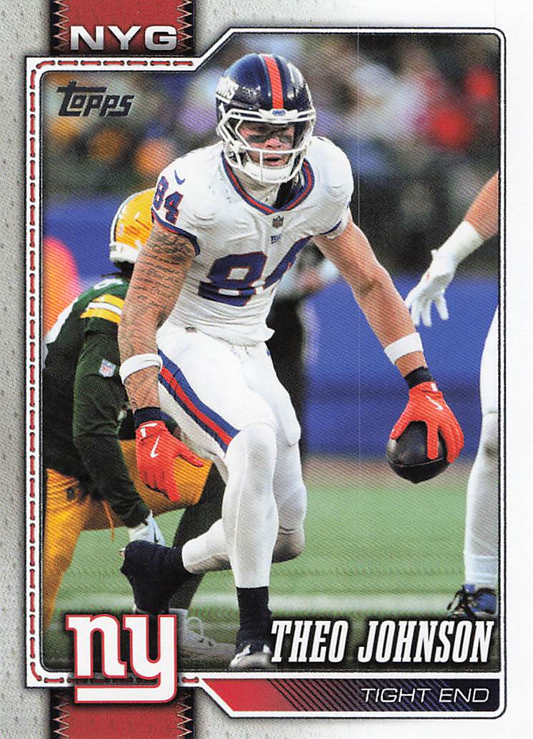 2026 Topps Flagship Football Theo Johnson #151