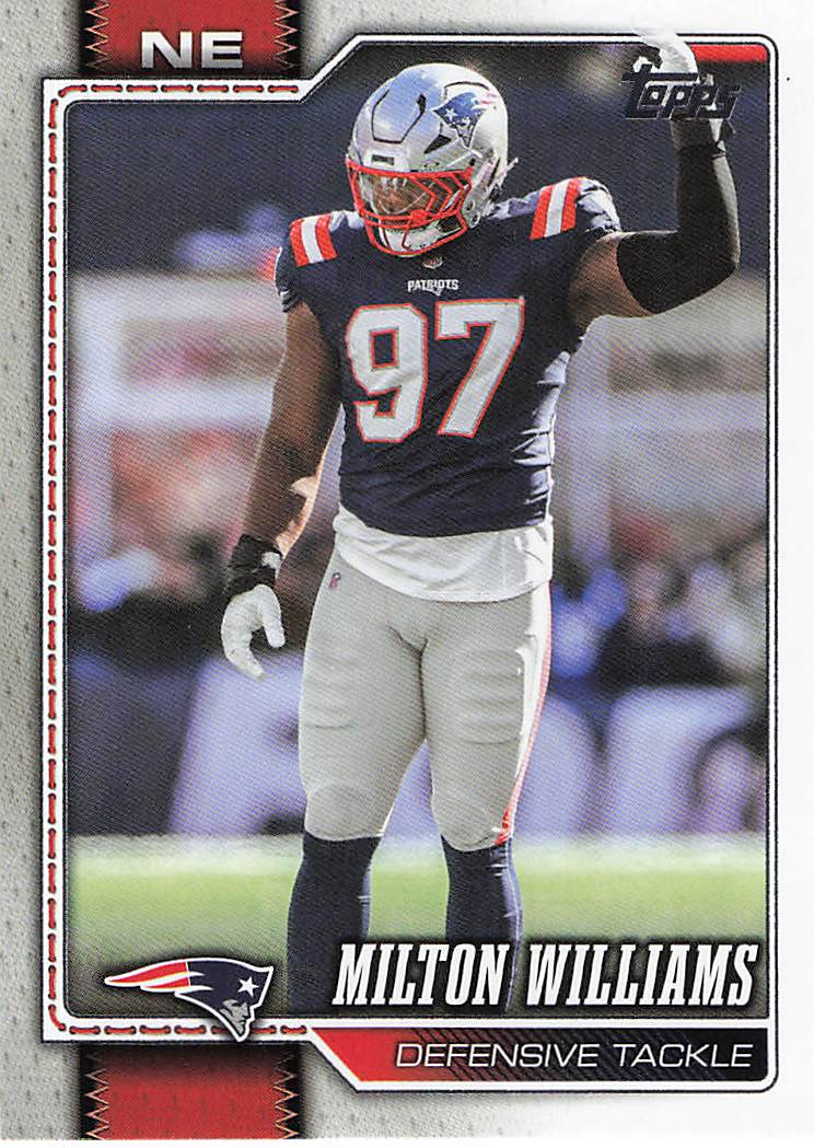 2026 Topps Flagship Football Milton Williams #142