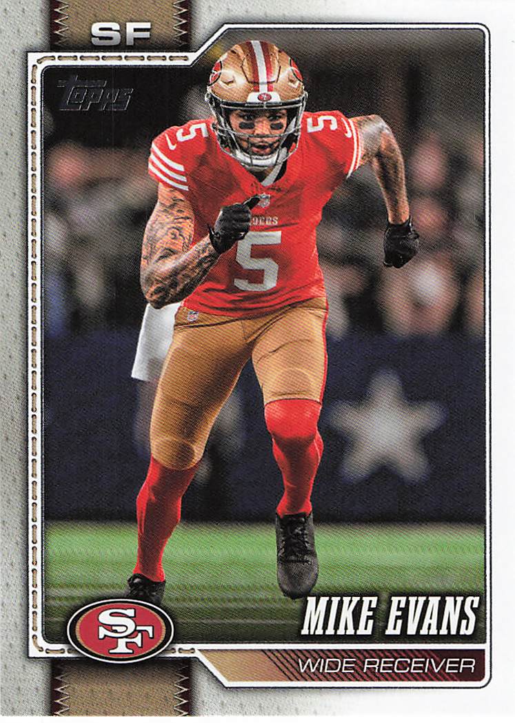 2026 Topps Flagship Football Mike Evans #156