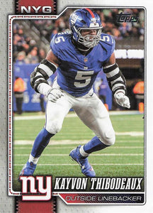 2026 Topps Flagship Football Kayvon Thibodeaux #245