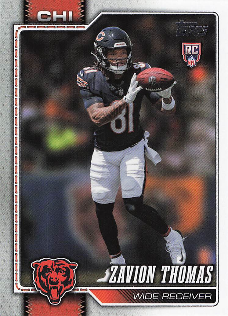 2026 Topps Flagship Football Zavion Thomas #367 RC