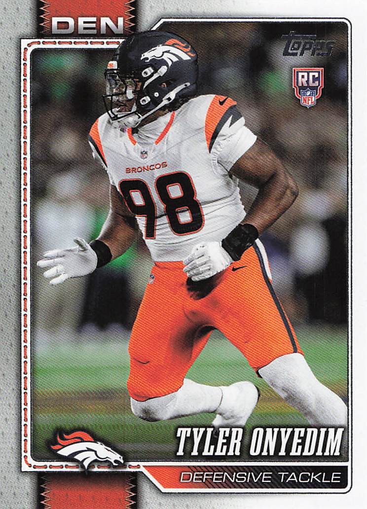 2026 Topps Flagship Football Tyler Onyedim #361 RC