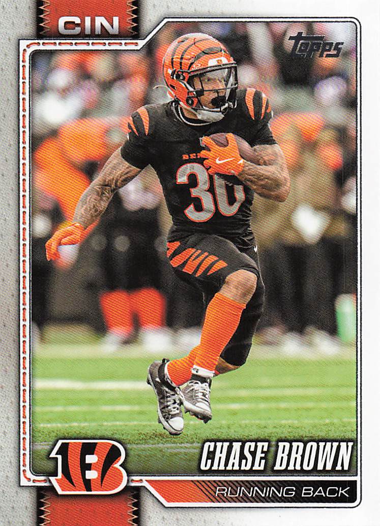 2026 Topps Flagship Football Chase Brown #42