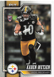 2026 Topps Flagship Football Kaden Wetjen #370 RC