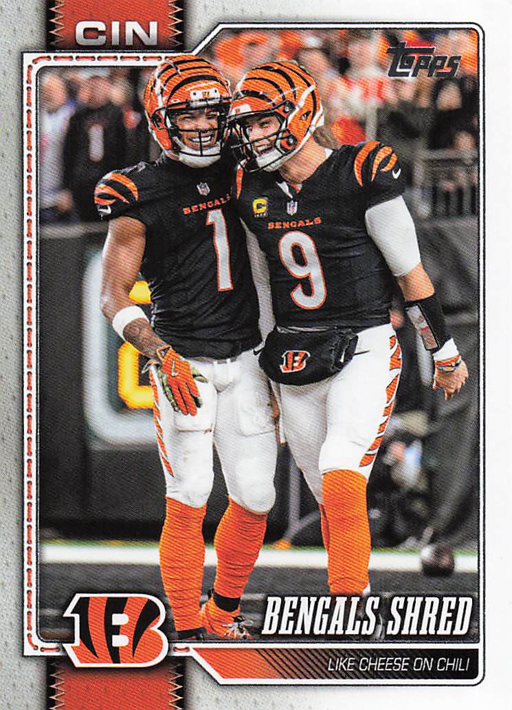 2026 Topps Flagship Football Bengals Shred #293