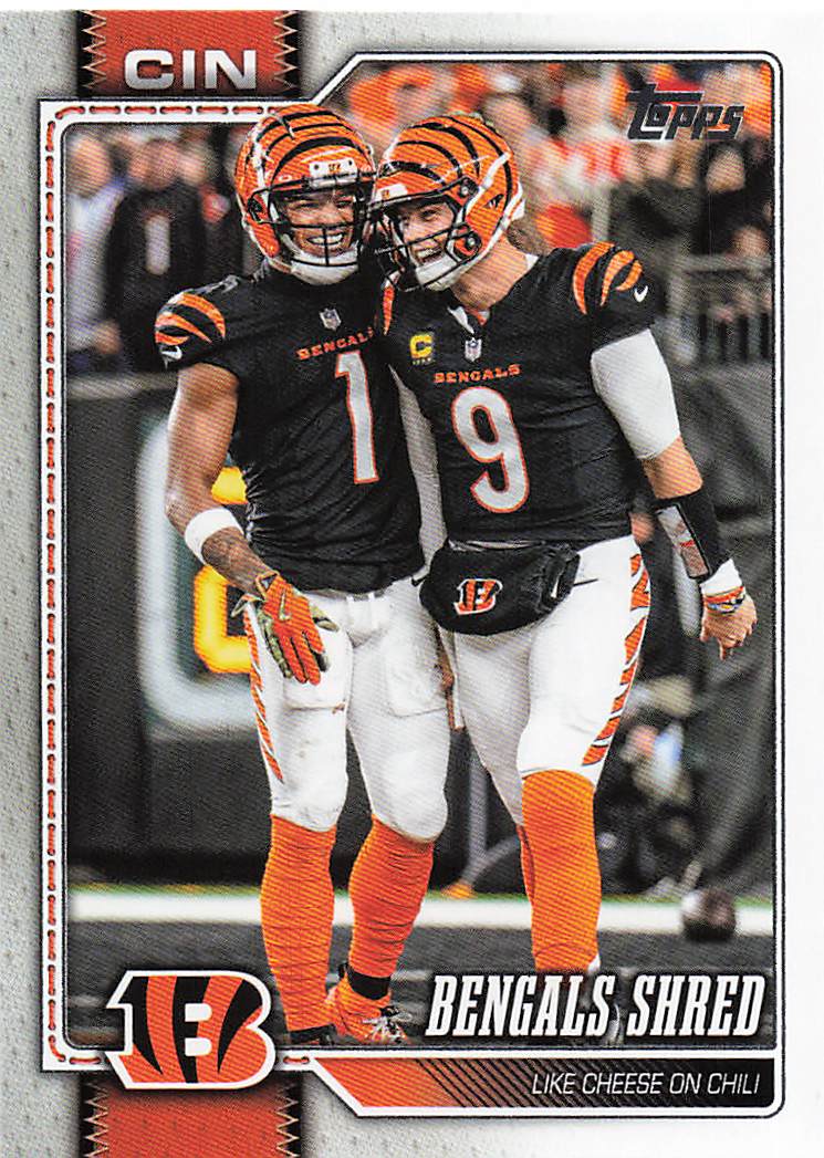 2026 Topps Flagship Football Bengals Shred #293