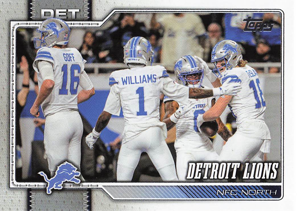 2026 Topps Flagship Football Detroit Lions #273