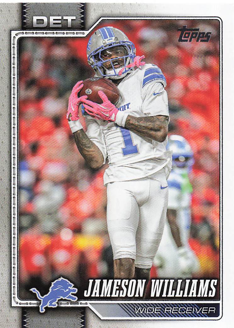 2026 Topps Flagship Football Jameson Williams #67