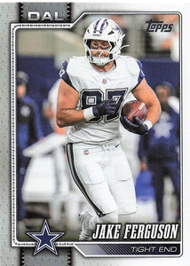 2026 Topps Flagship Football Jake Ferguson #55