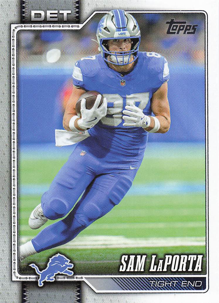 2026 Topps Flagship Football Sam LaPorta #221