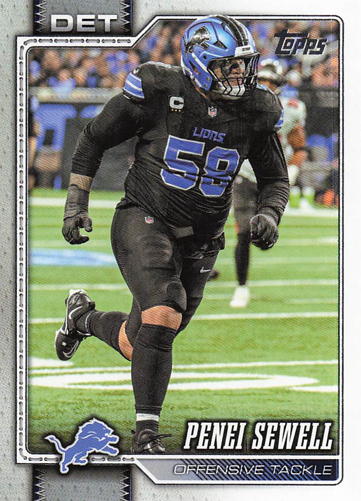2026 Topps Flagship Football Penei Sewell #222