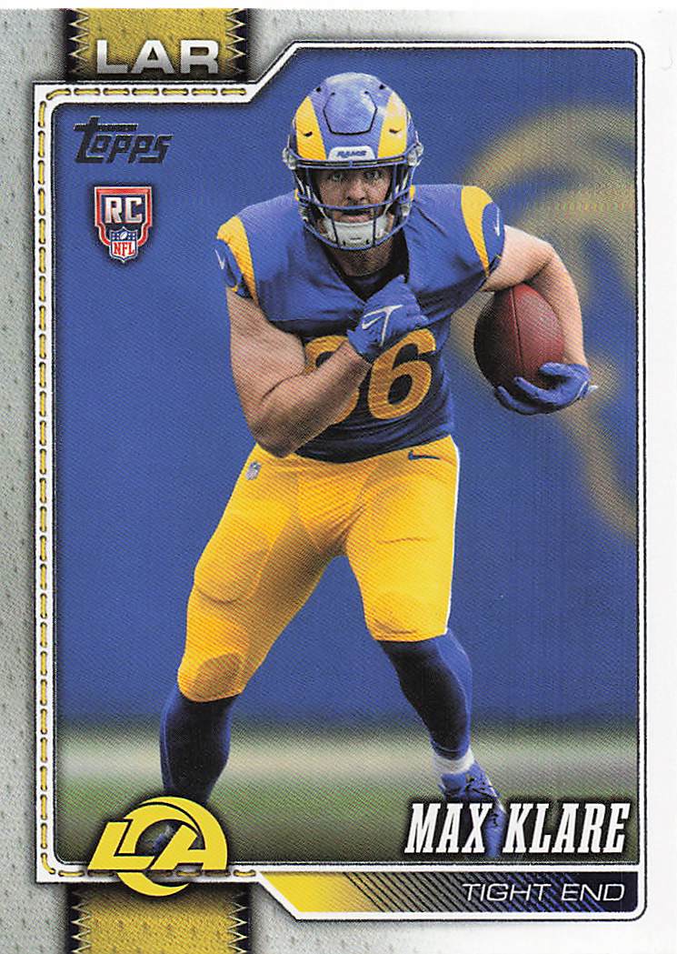 2026 Topps Flagship Football Max Klare #340 RC