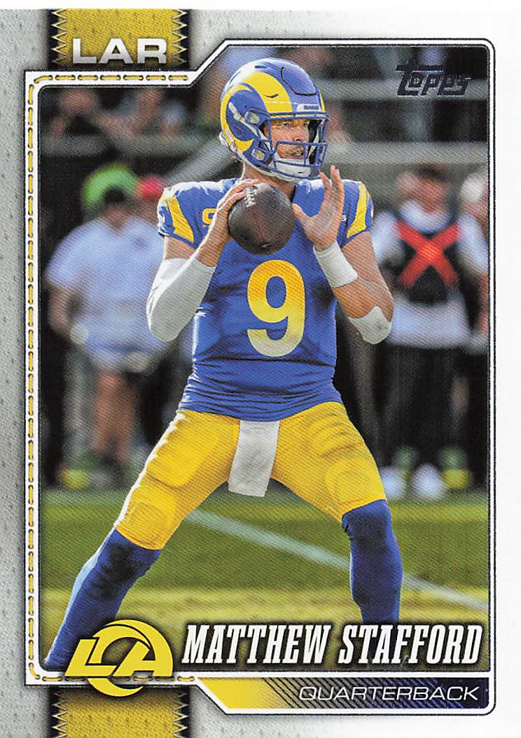 2026 Topps Flagship Football Matthew Stafford #115