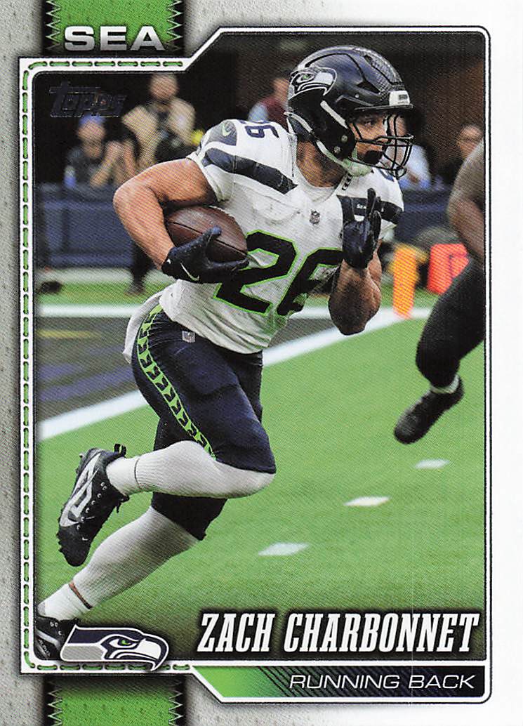 2026 Topps Flagship Football Zach Charbonnet #252