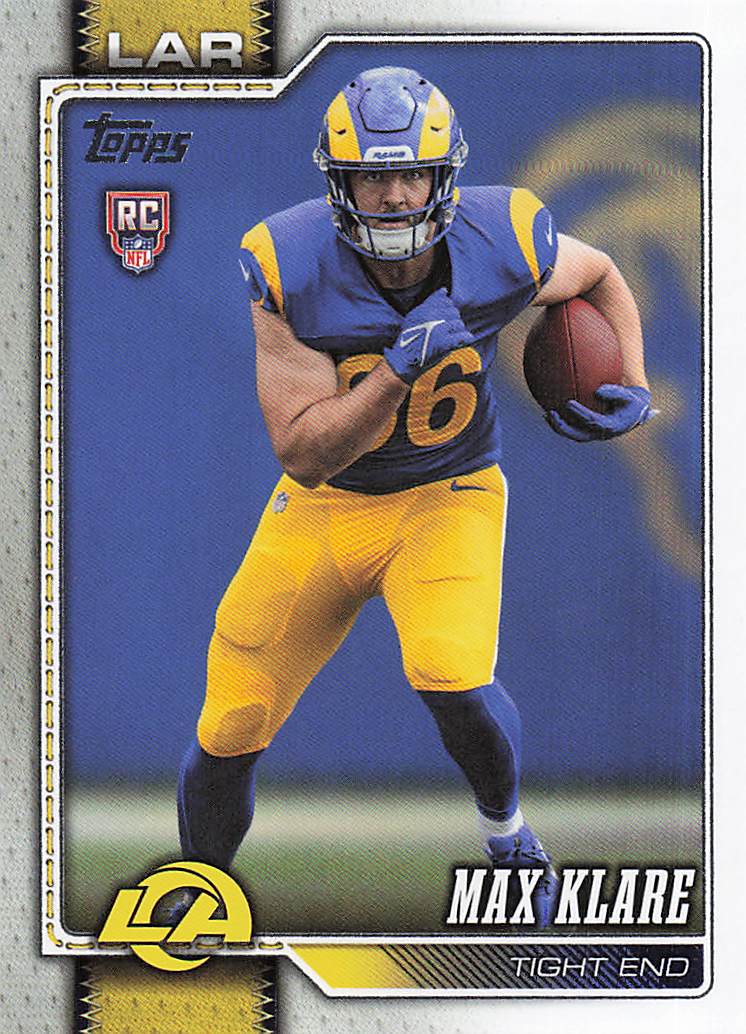 2026 Topps Flagship Football Max Klare #340 RC