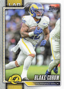 2026 Topps Flagship Football Blake Corum #234