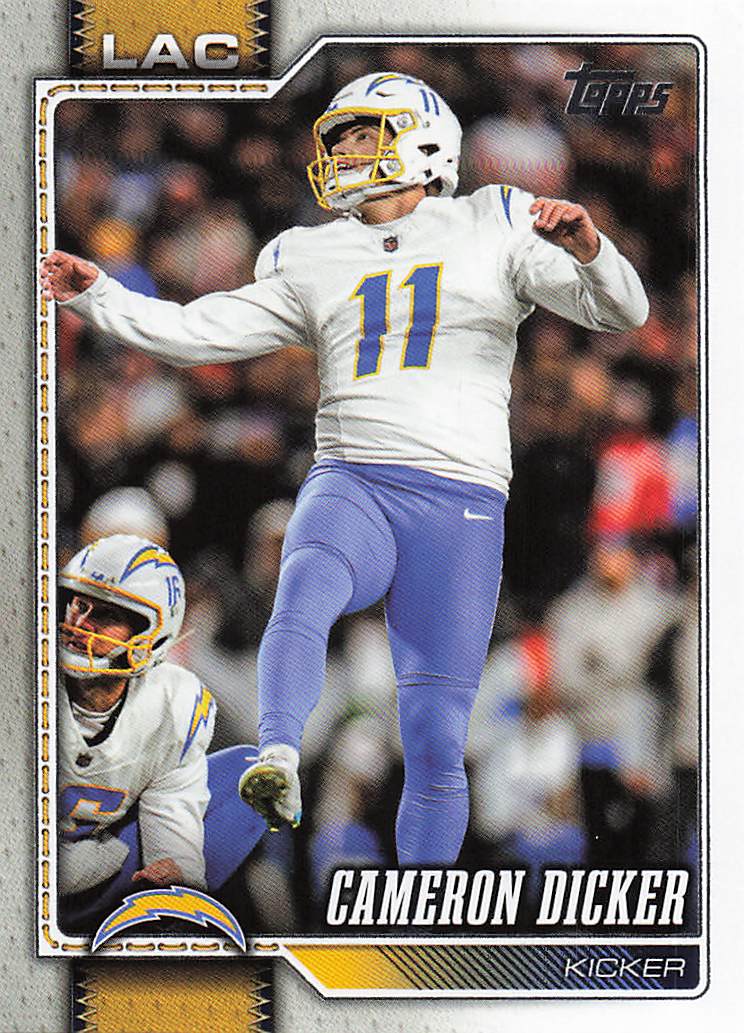 2026 Topps Flagship Football Cameron Dicker #112