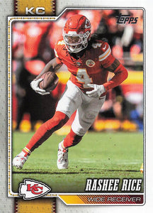 2026 Topps Flagship Football Rashee Rice #101